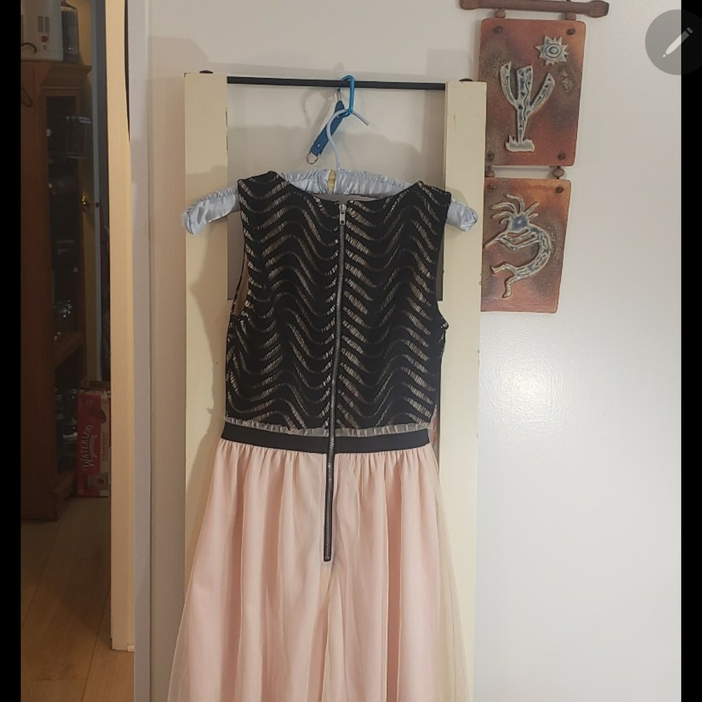 Speechless Black and Cream Dress